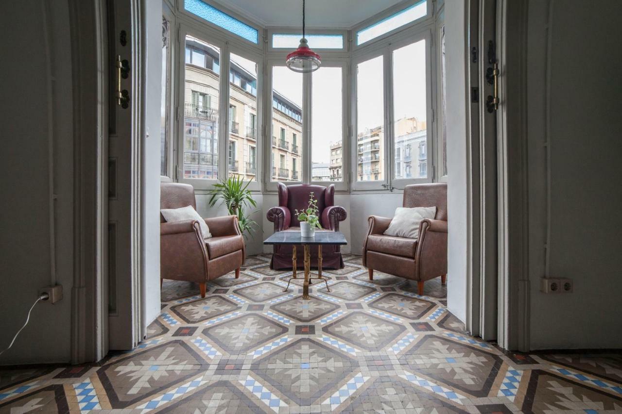 B21-Apartamento Modernista Para Grupos Barcellona Esterno foto